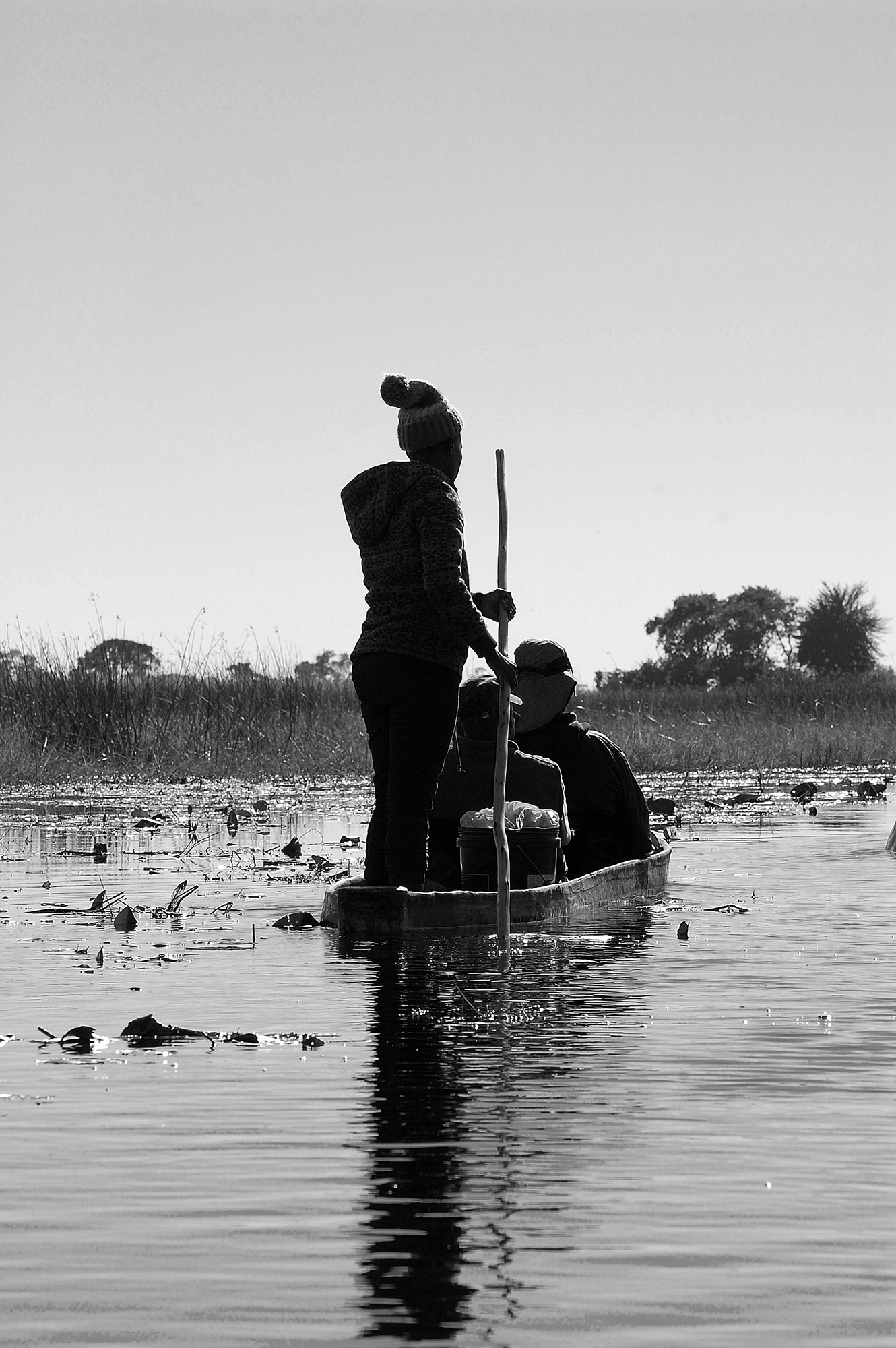 Botswana: along the Okavango canals...
