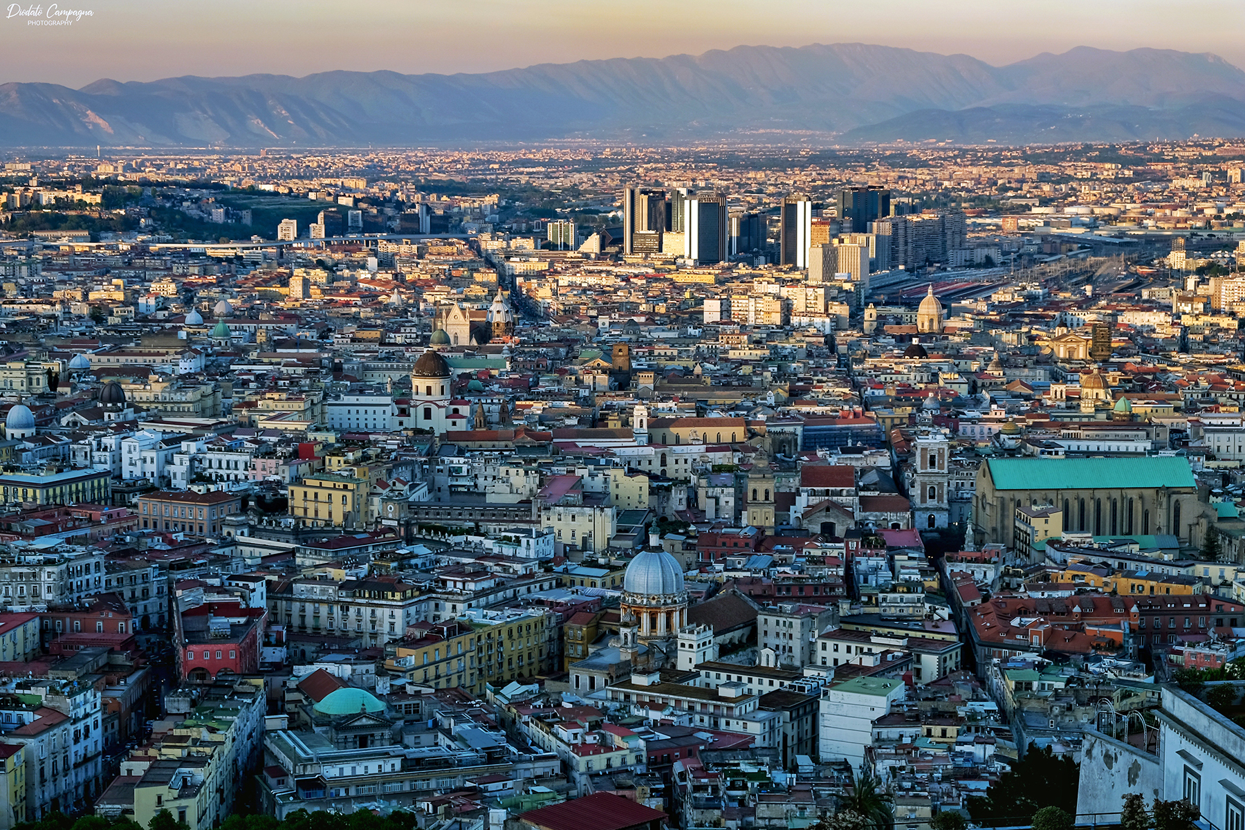 Panorama of Naples...