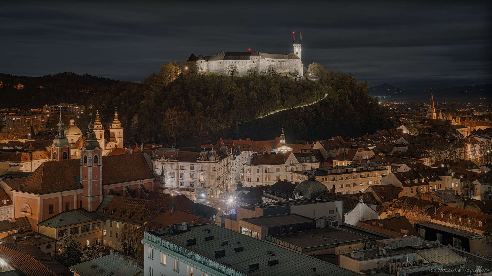 Ljubljana by night...