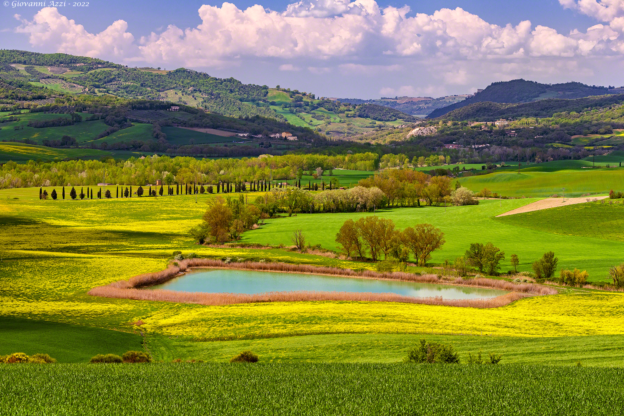 Pond in Val d'Orcia...