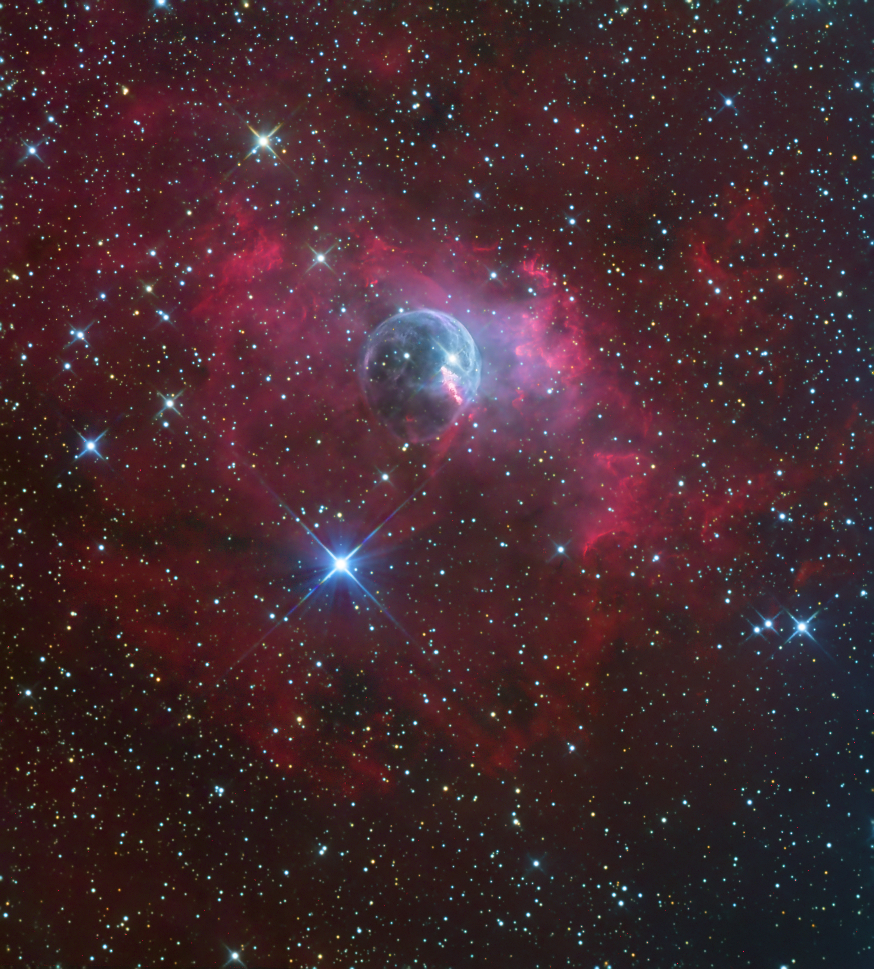 LrgbHa Bubble Nebula ...