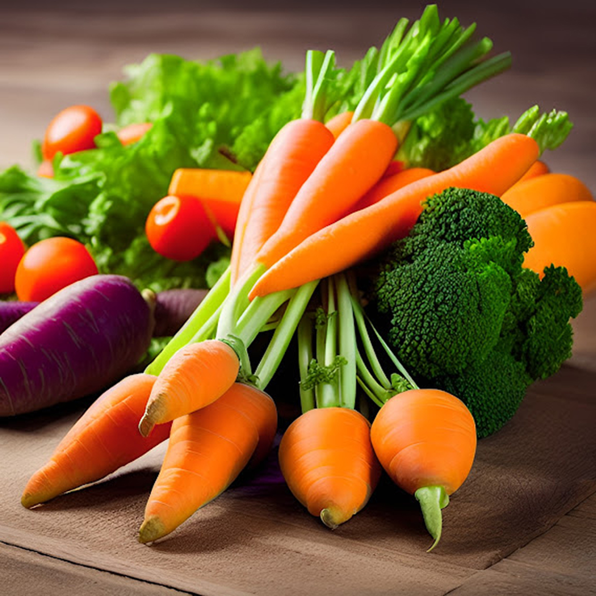 Carrots vegetables...