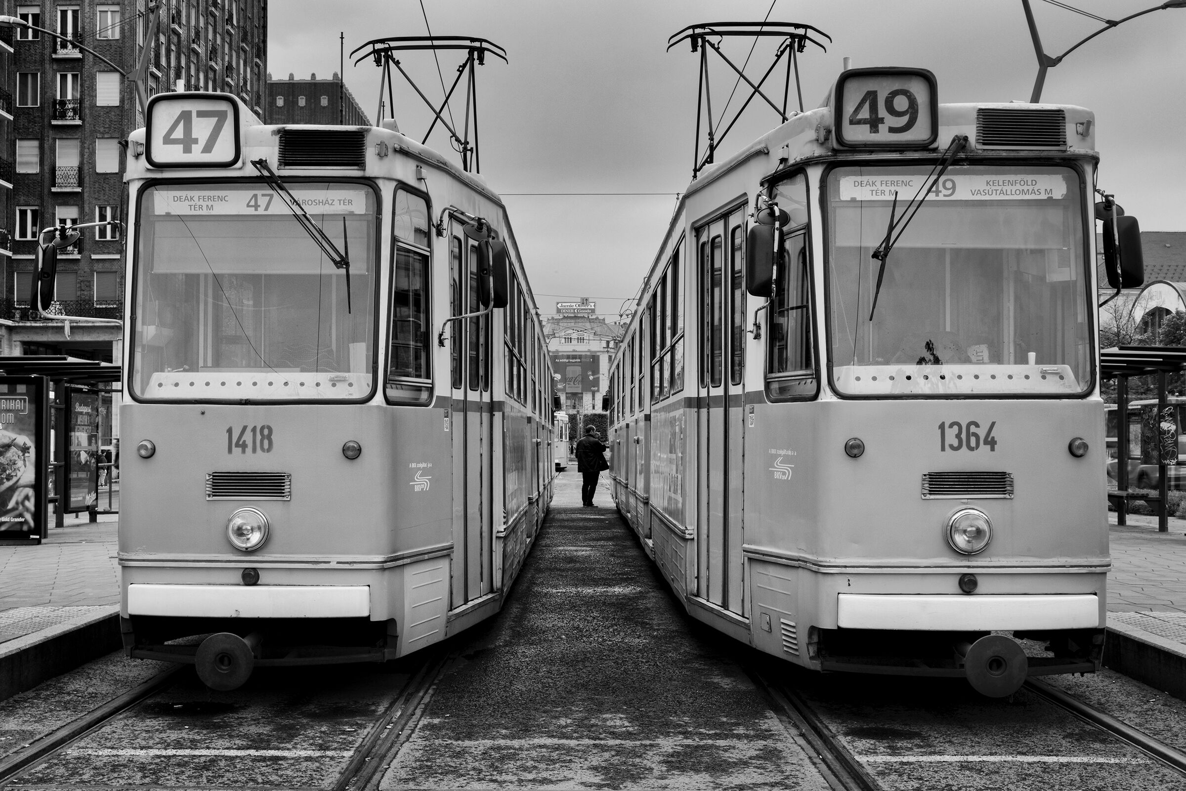 Budapest's trams...