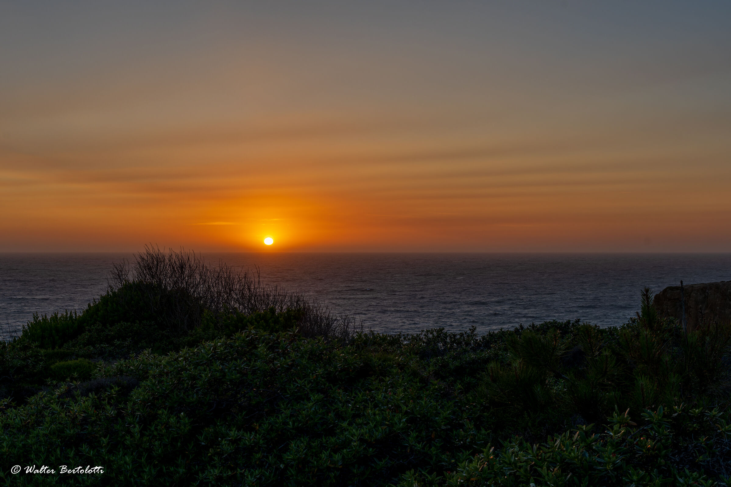 Sunset from the cliff...