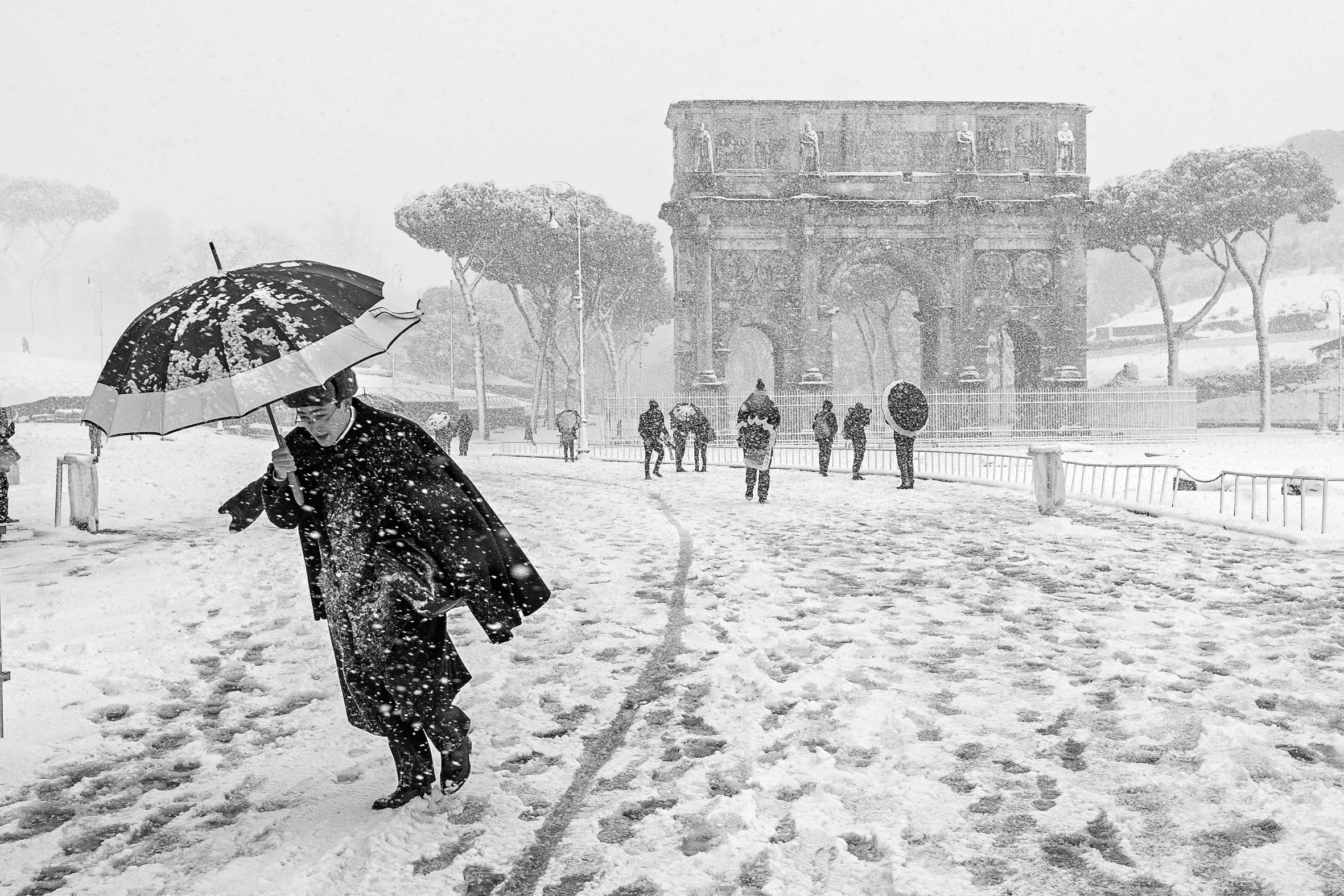 L'ultima neve a Roma...