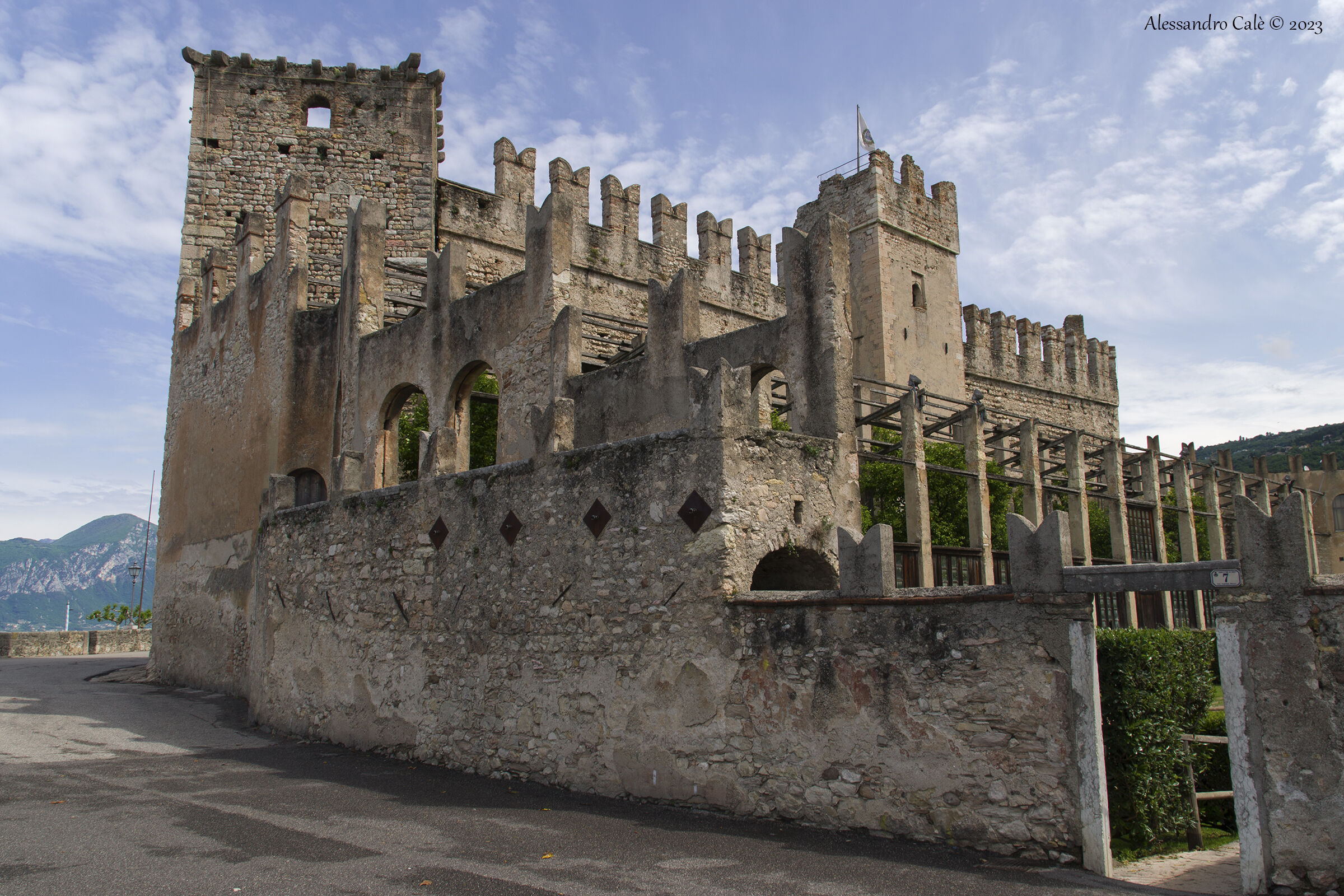 Torri del Benaco the Scaliger Castle 1424...