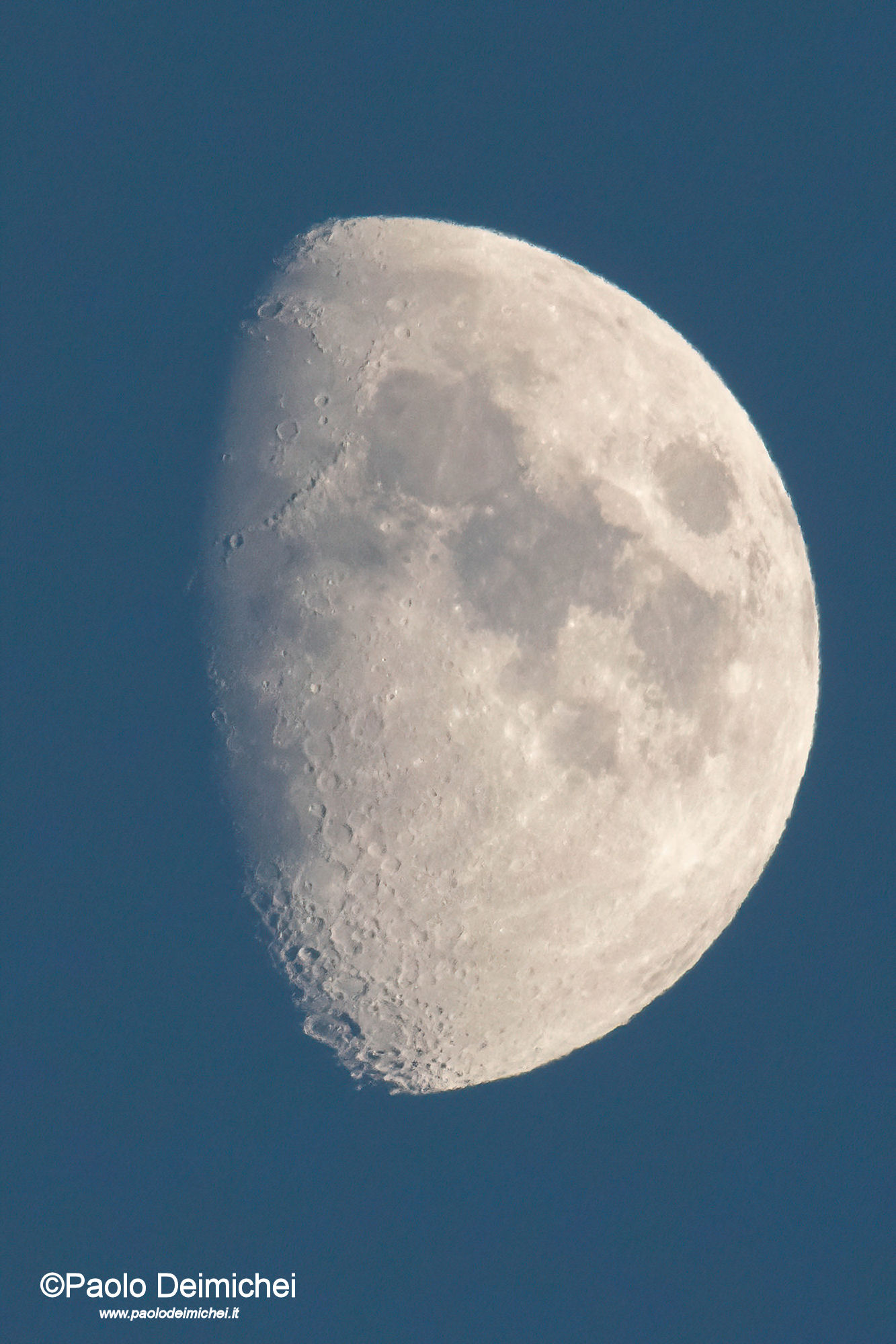 Daytime crescent (with 600mm lens)...
