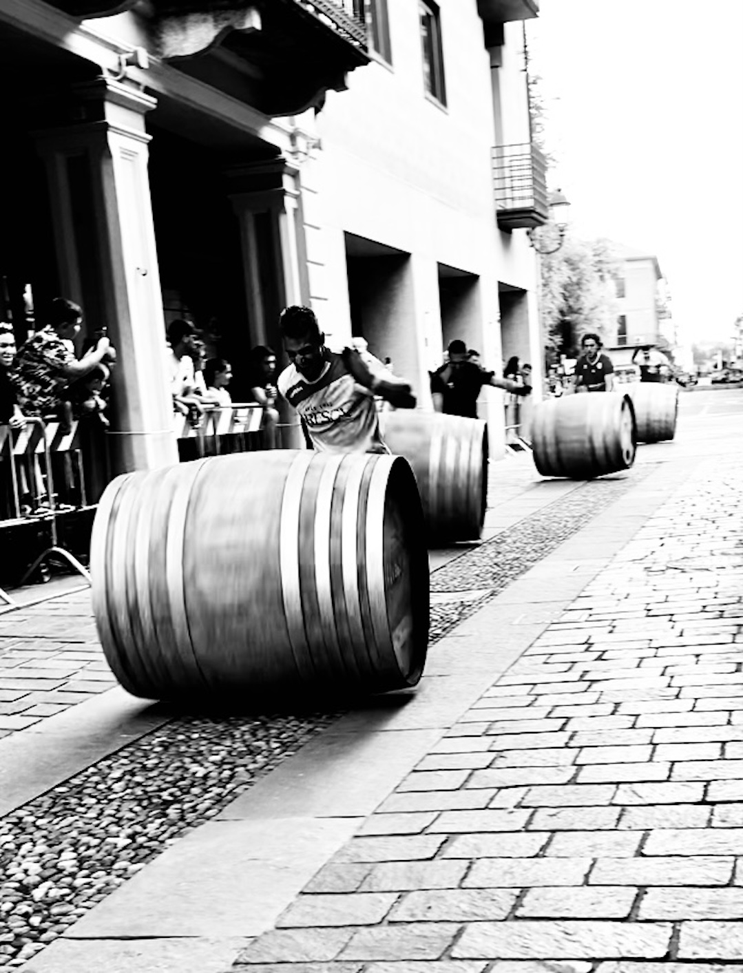 Barrel race in Nizza Monferrato...
