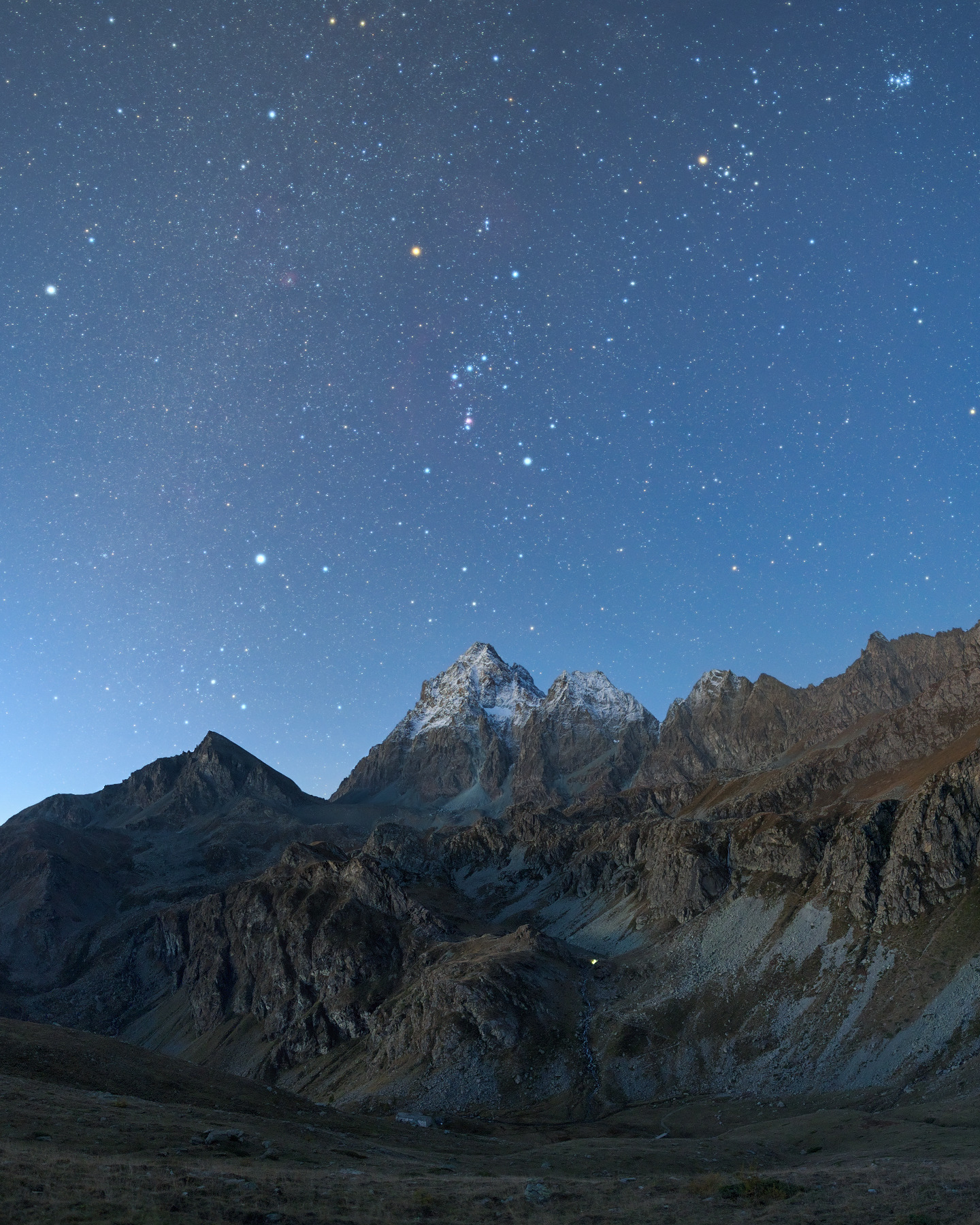Monviso and Orion...