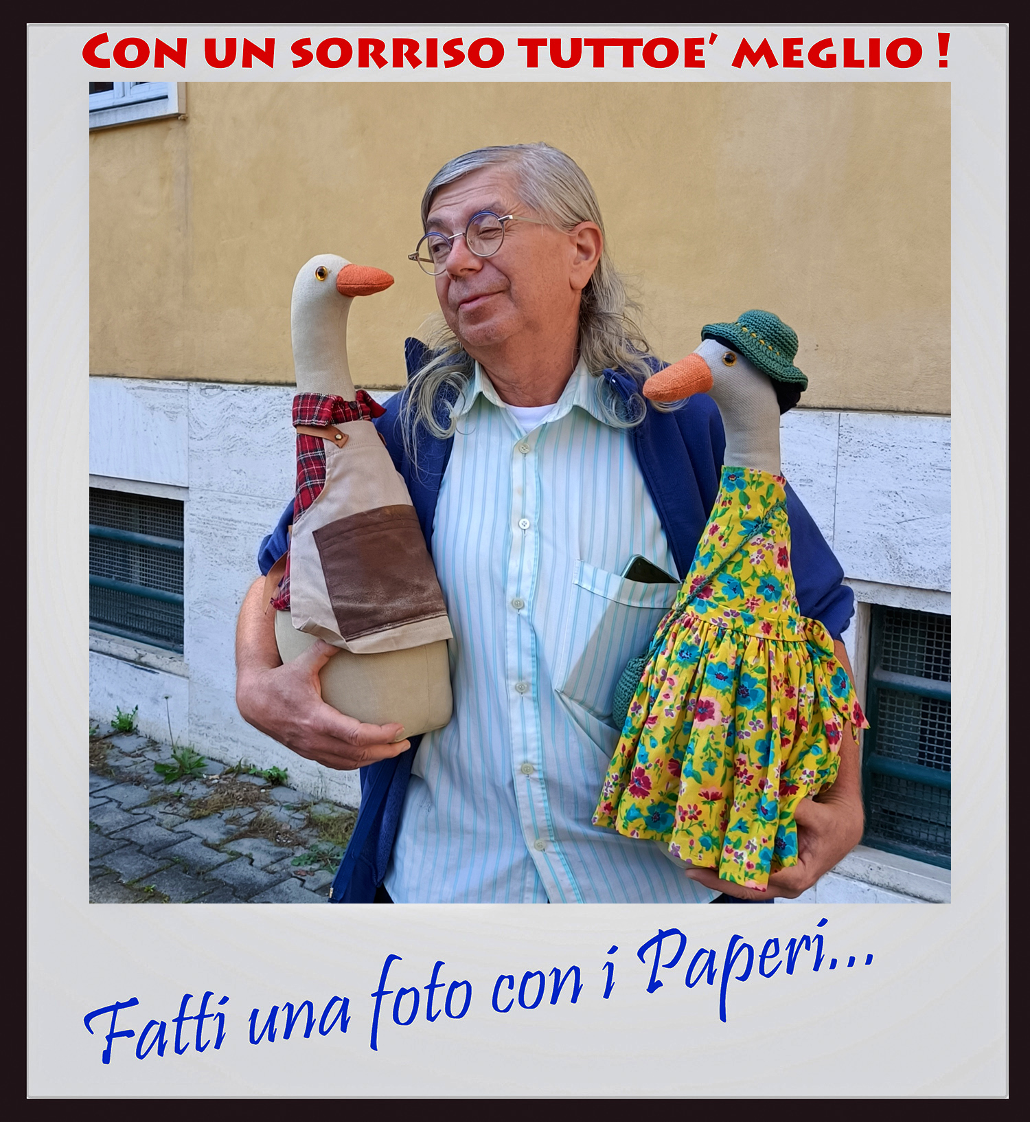 #fattiunafotoconipaperi (with Gabriele)...
