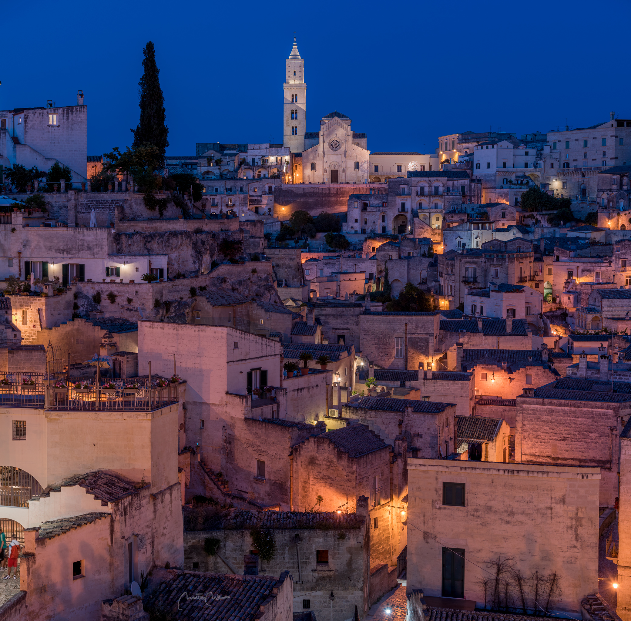 matera all'imbrunire...