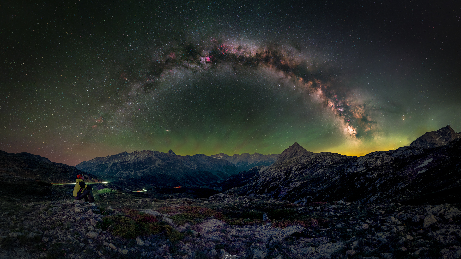 Arch of the Milky Way in late June...