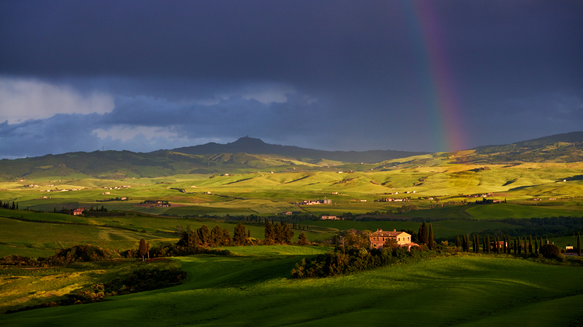 Rainbow on the valley...