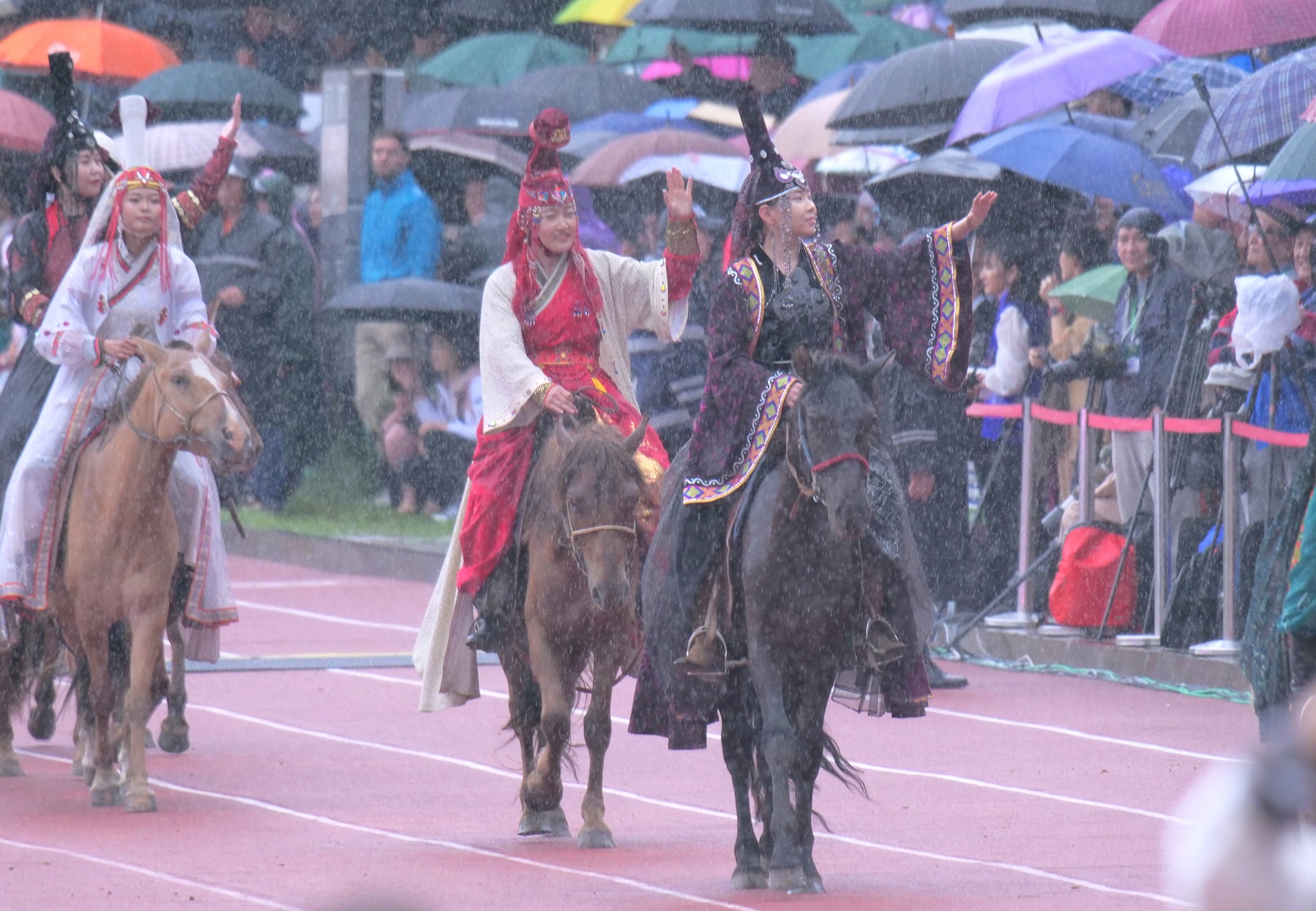costume parade in the Naadam...