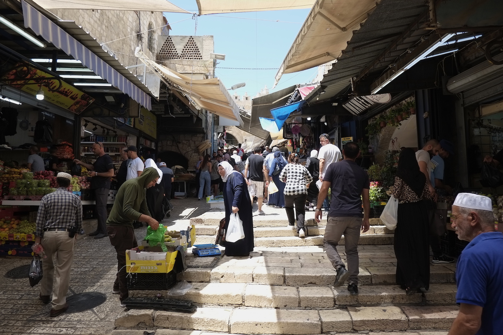 Gerusalemme . Porta di Damasco...