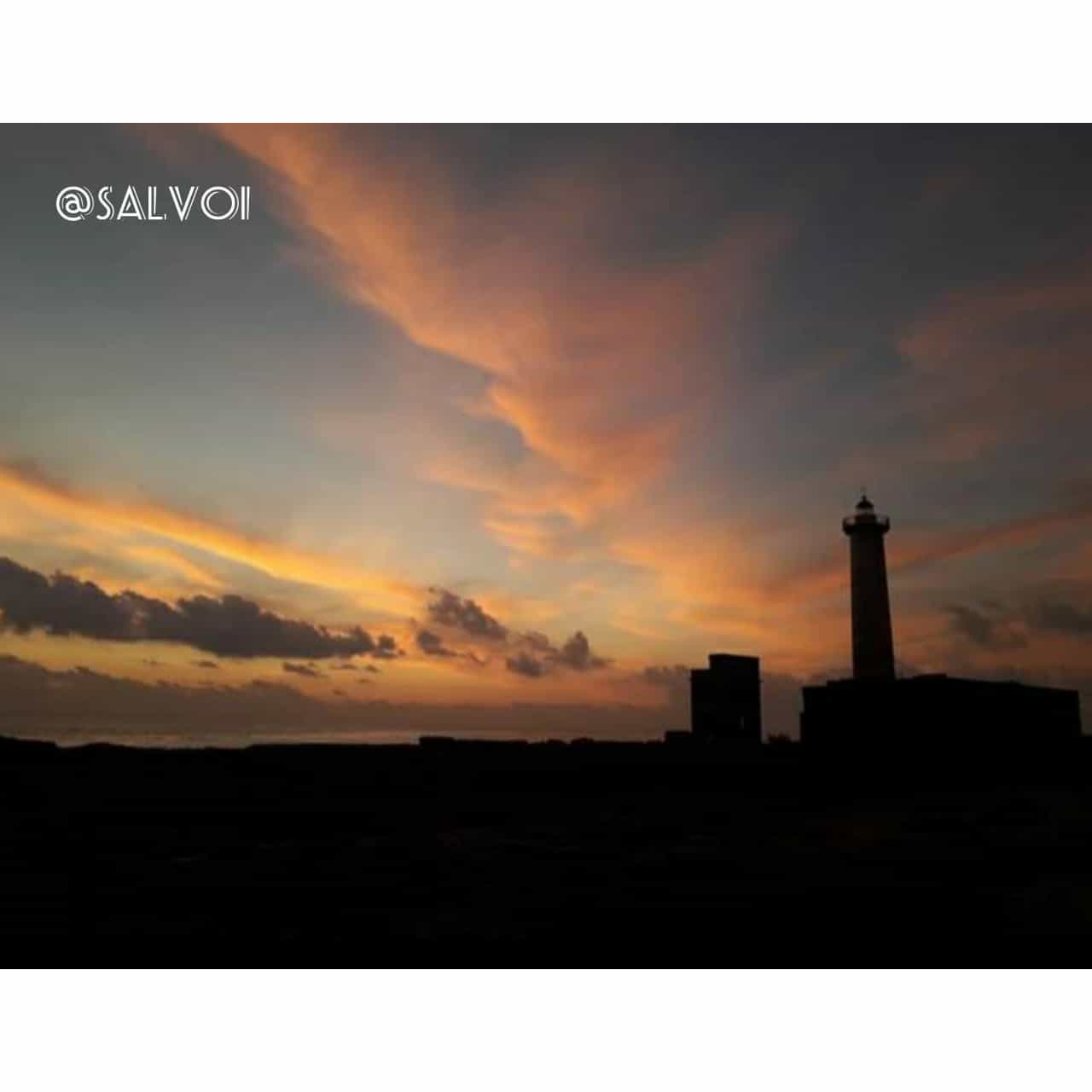 Sunrise with Lighthouse Santa Croce Augusta (Sr)...