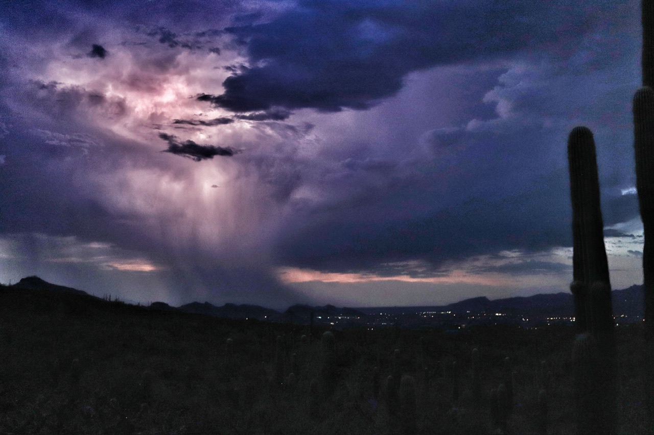 Thunderstorm in Tucson...