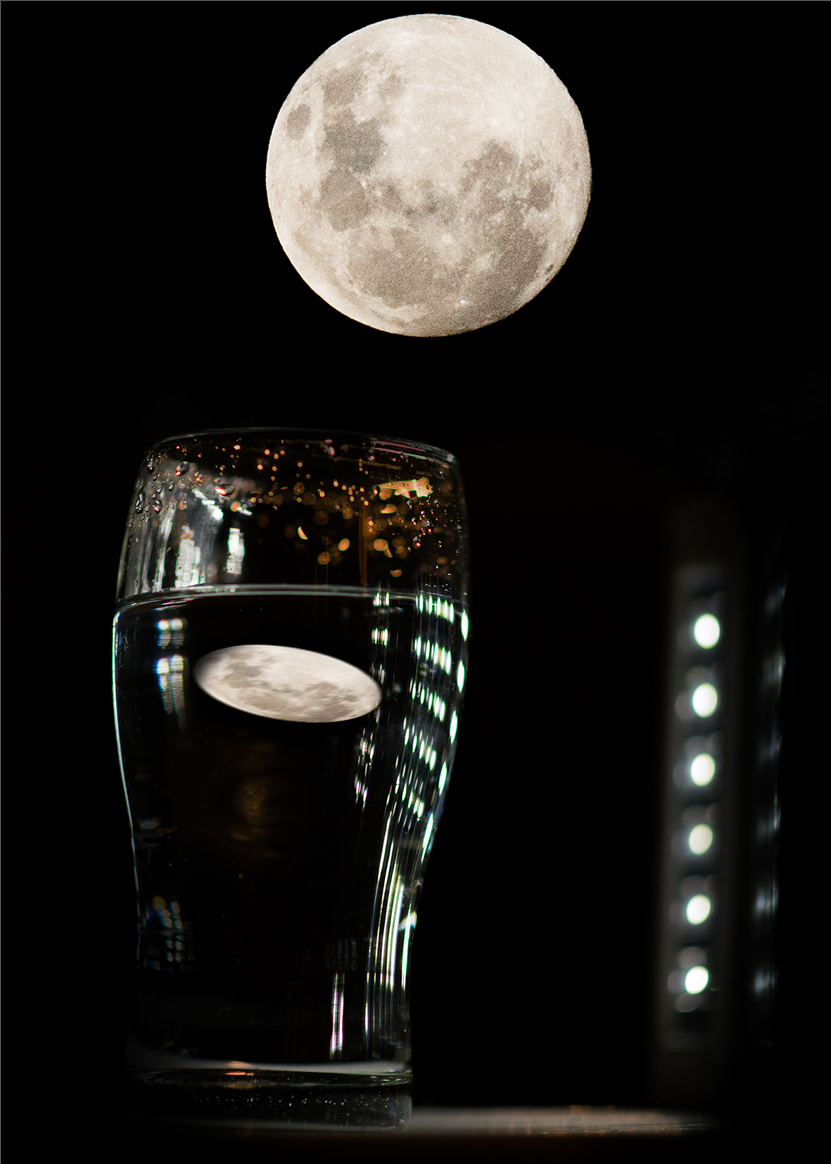 A sip of the Moon...