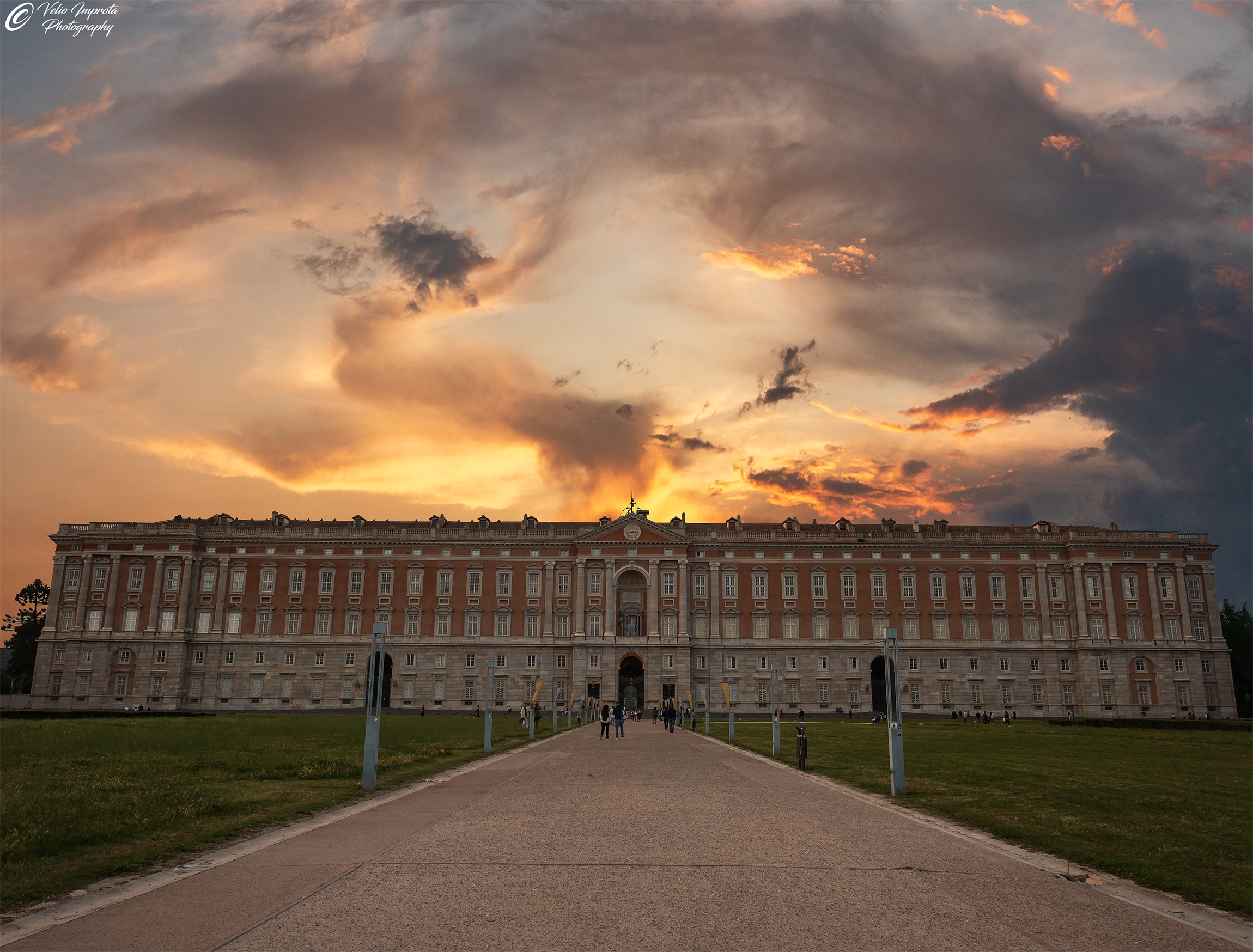 The Palace at sunset...