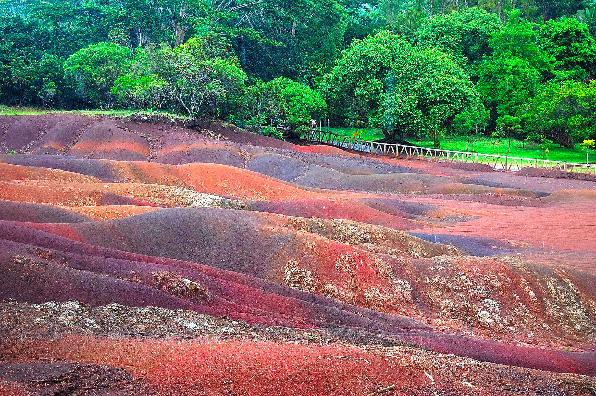 Mauritius: the colored lands ...