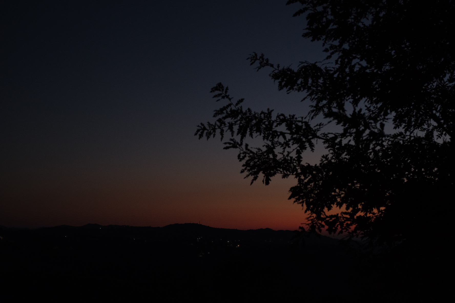 Sunrise on the Teramo hills...