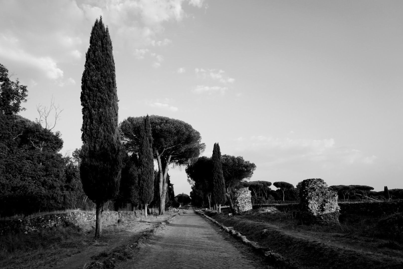 Appia Antica in B&W...