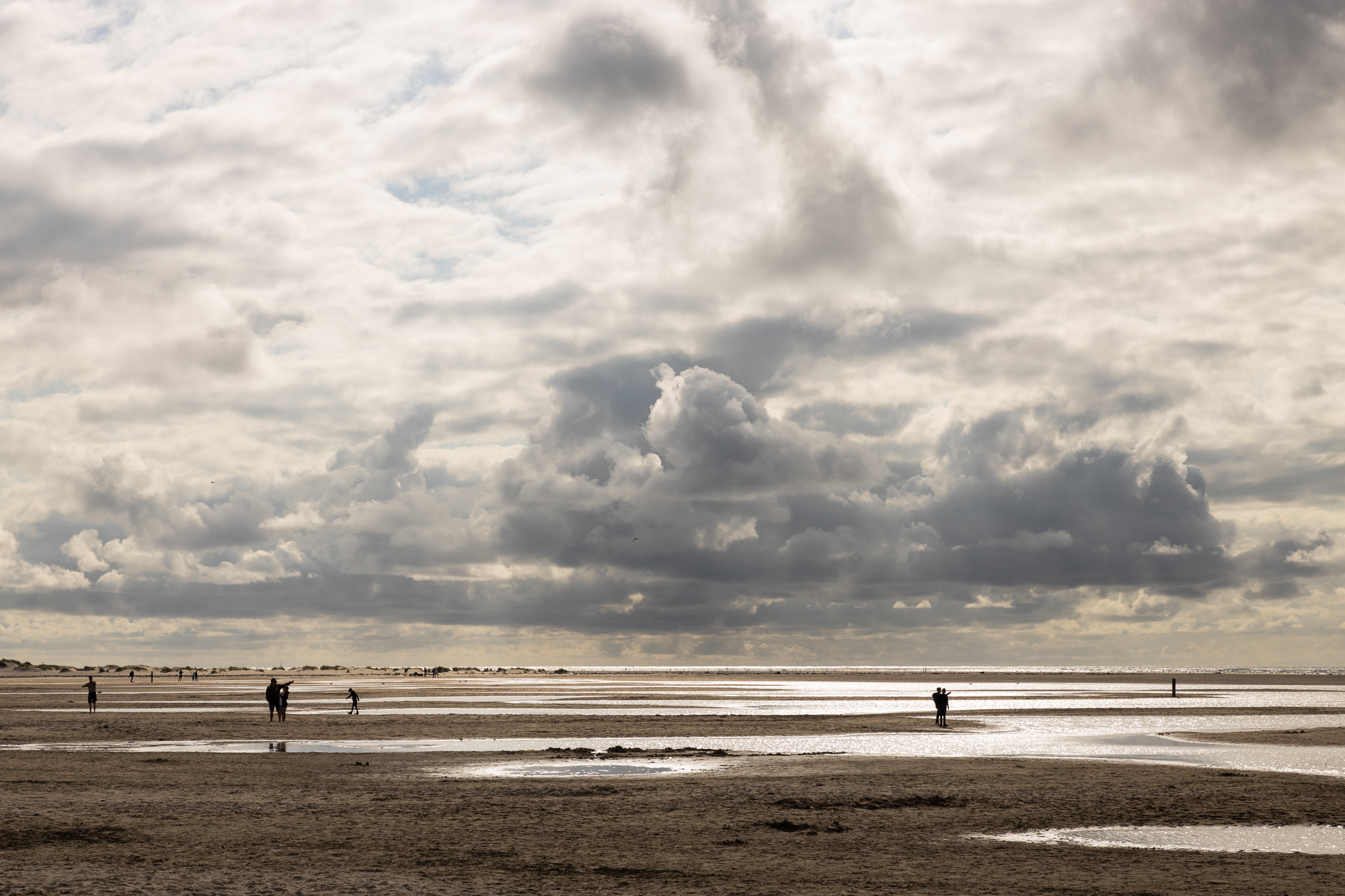 The endless beaches of Texel...