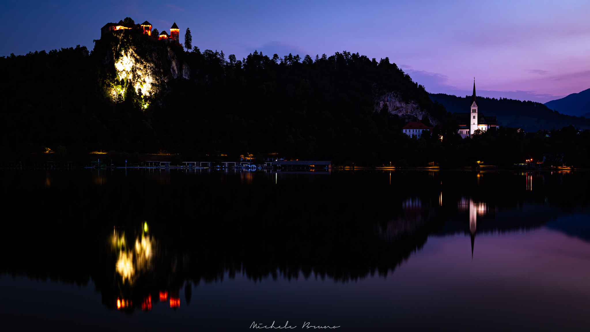 Sunrise at Lake Bled...