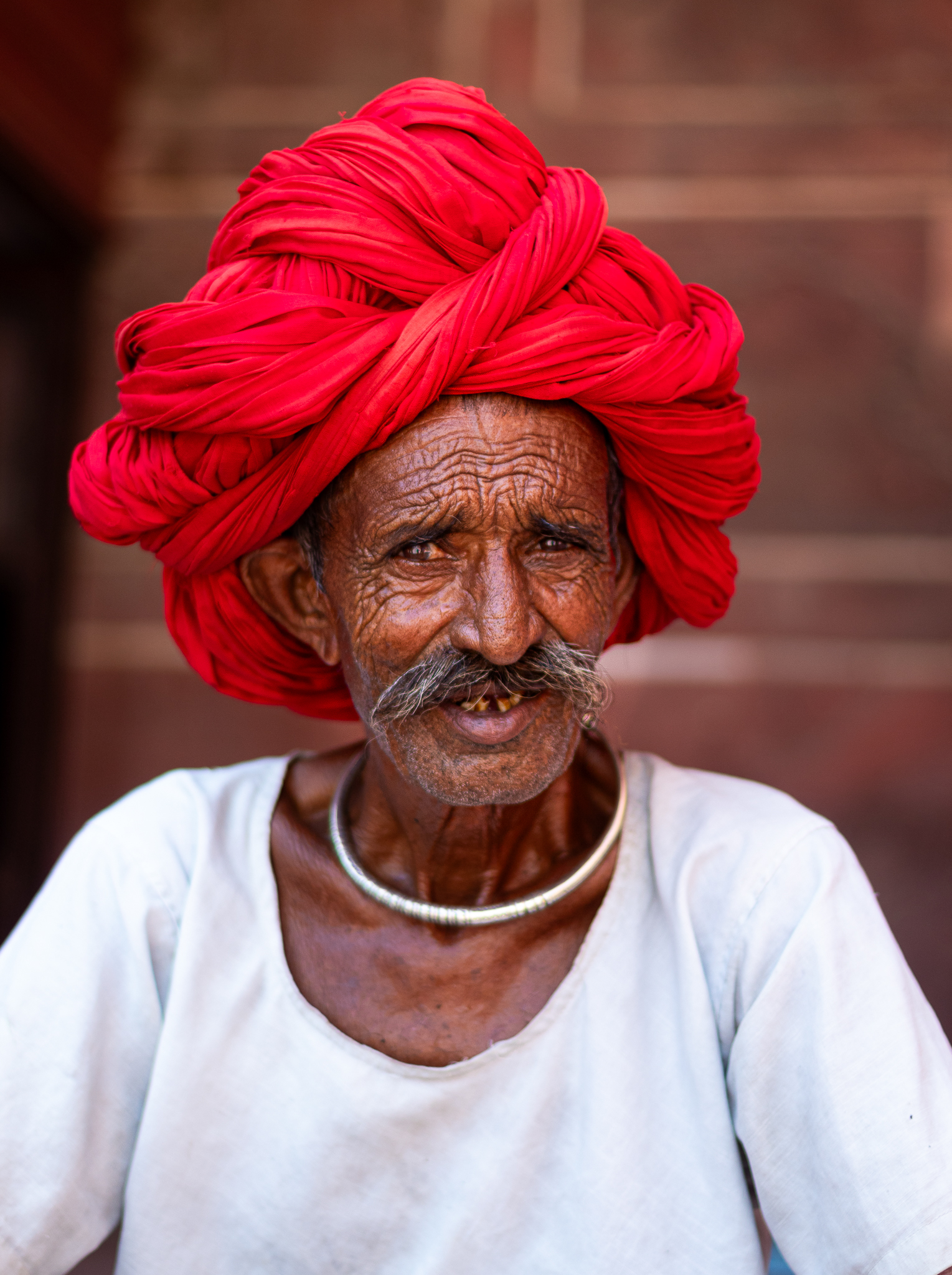 ritratto di un anziano indiano...