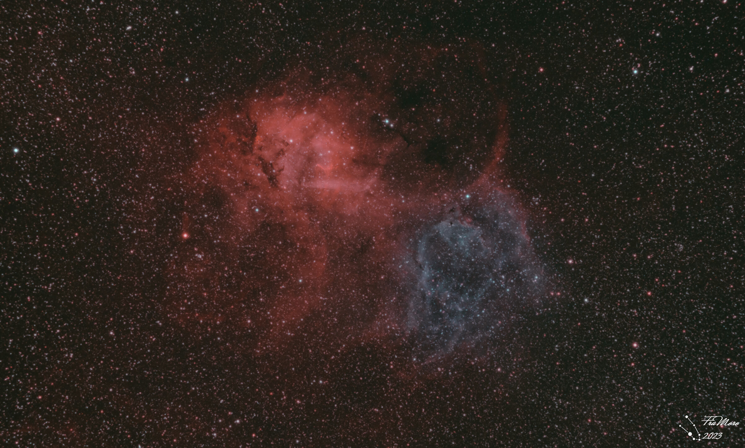 Sh2-132 The Lion Nebula...