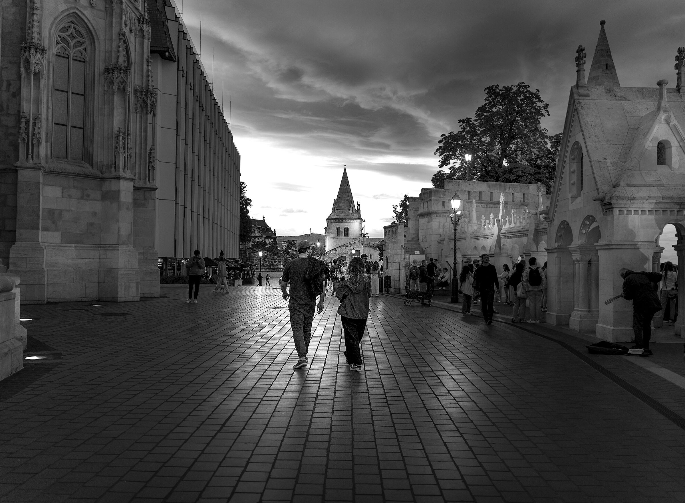 Walking in Buda (Budapest)...
