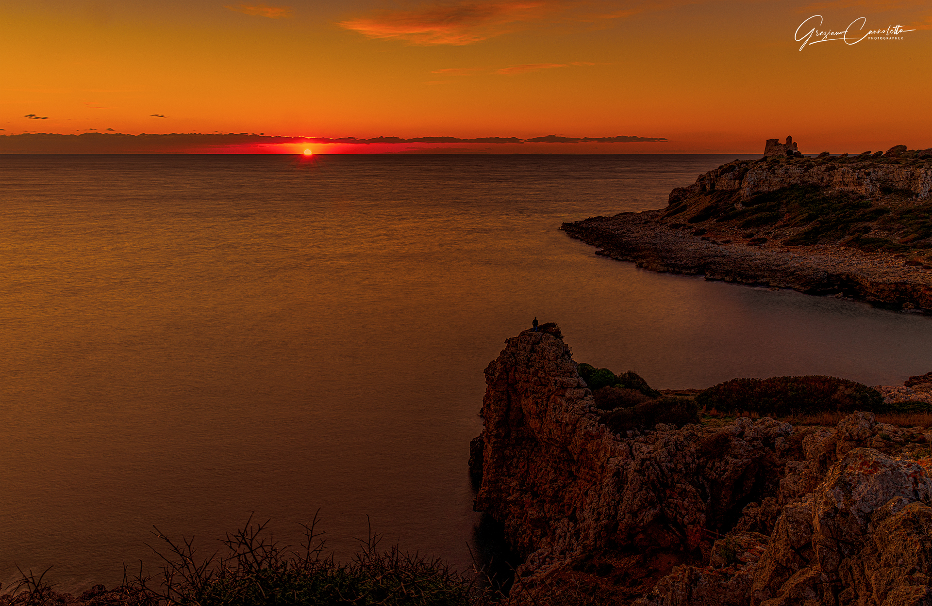 Sunset in Porto Selvaggio...