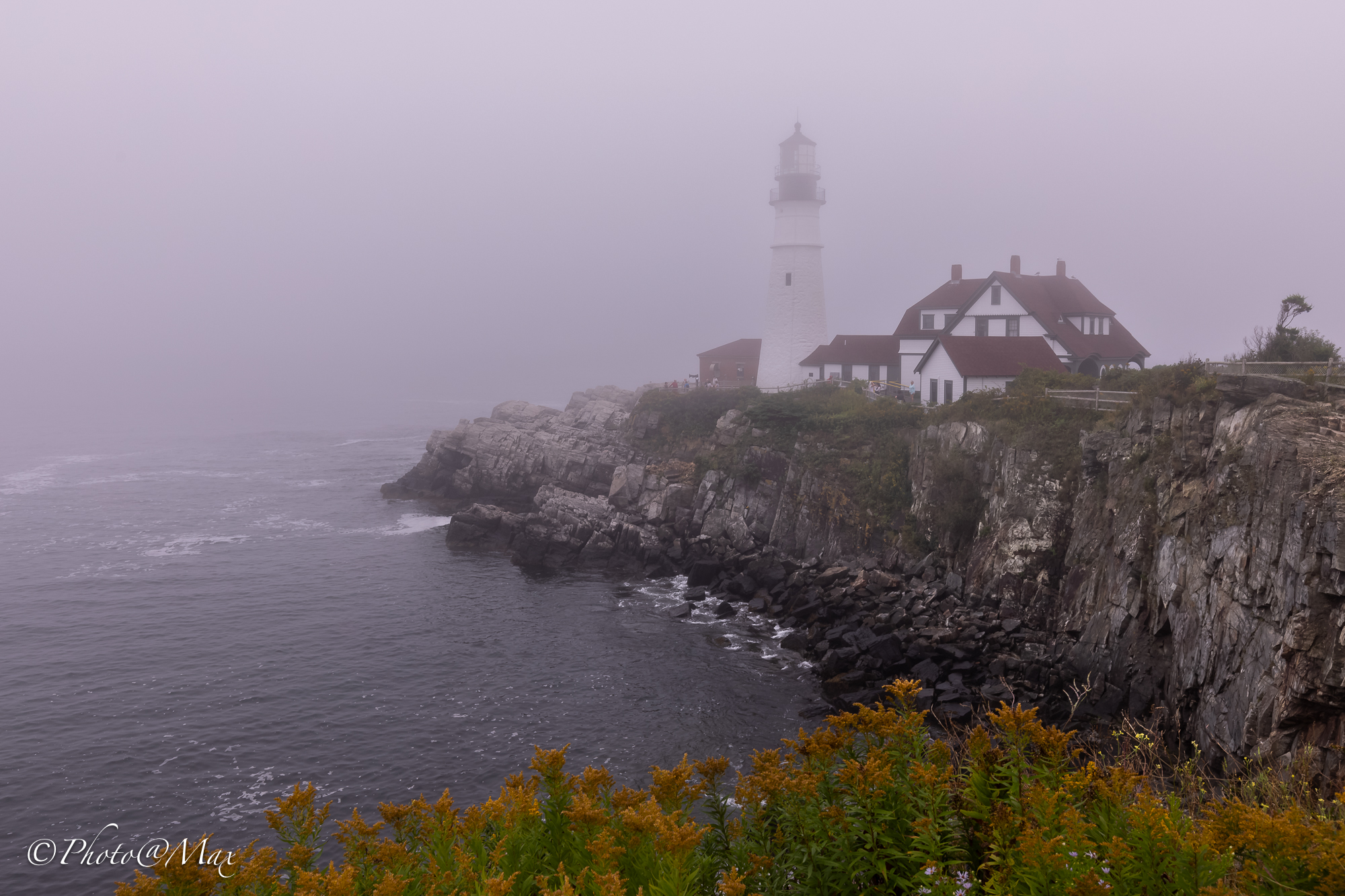 Portland Lighthouse, Cape Elisabeth, Maine...
