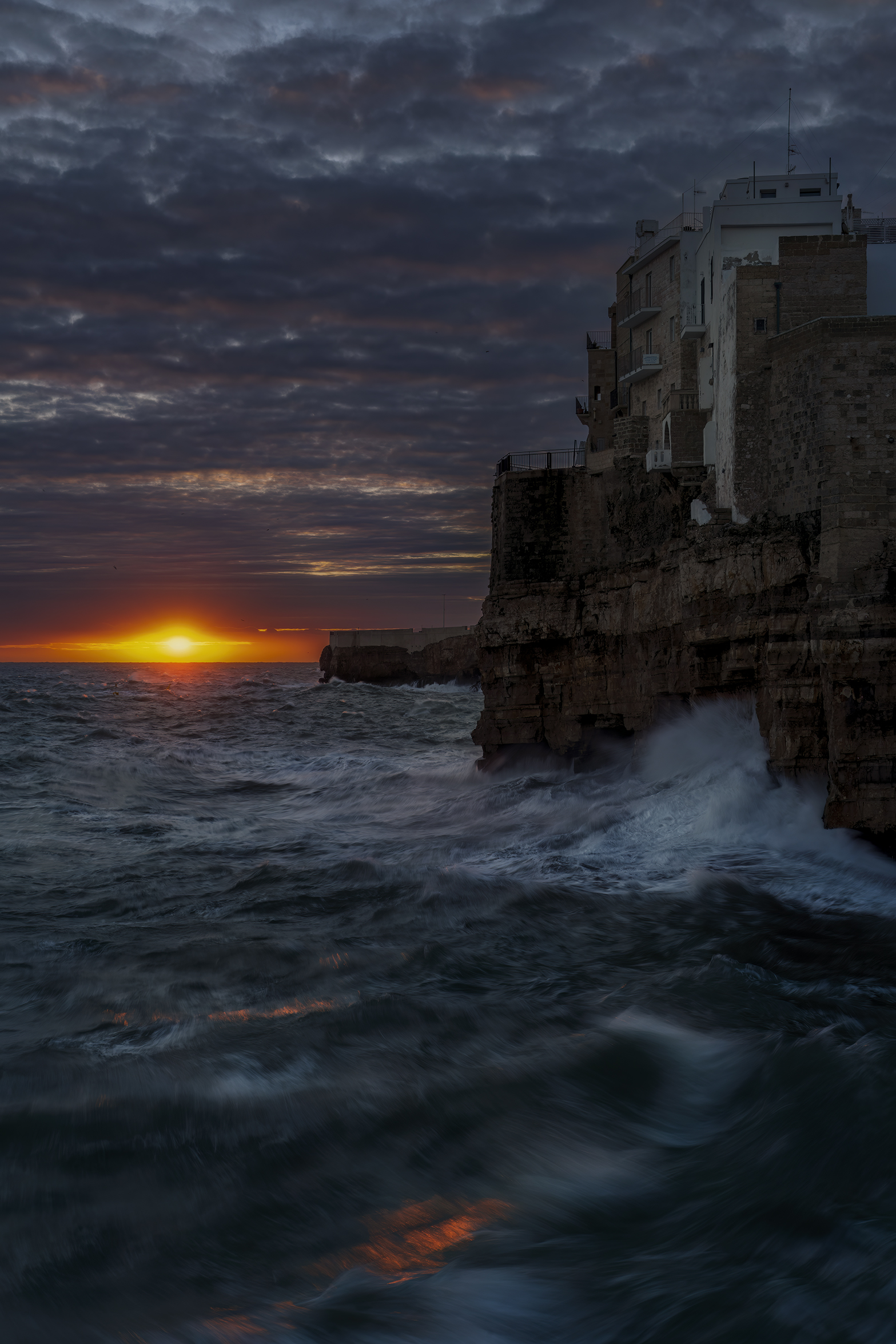 the sea and the dawn - Polignano a Mara...