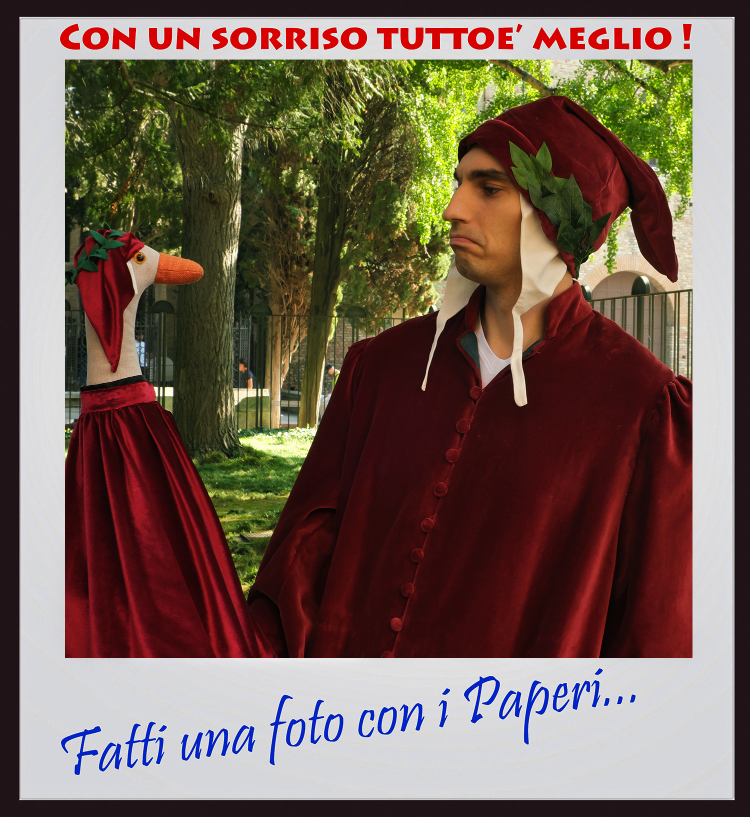 #fattiunafotoconipaperi (with Giulio)...