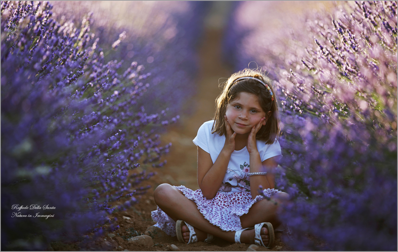 Immersed in lavender...