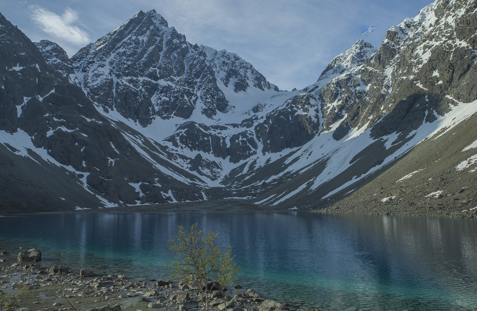 Blåvatnet, Lyngen Alps, Norway...