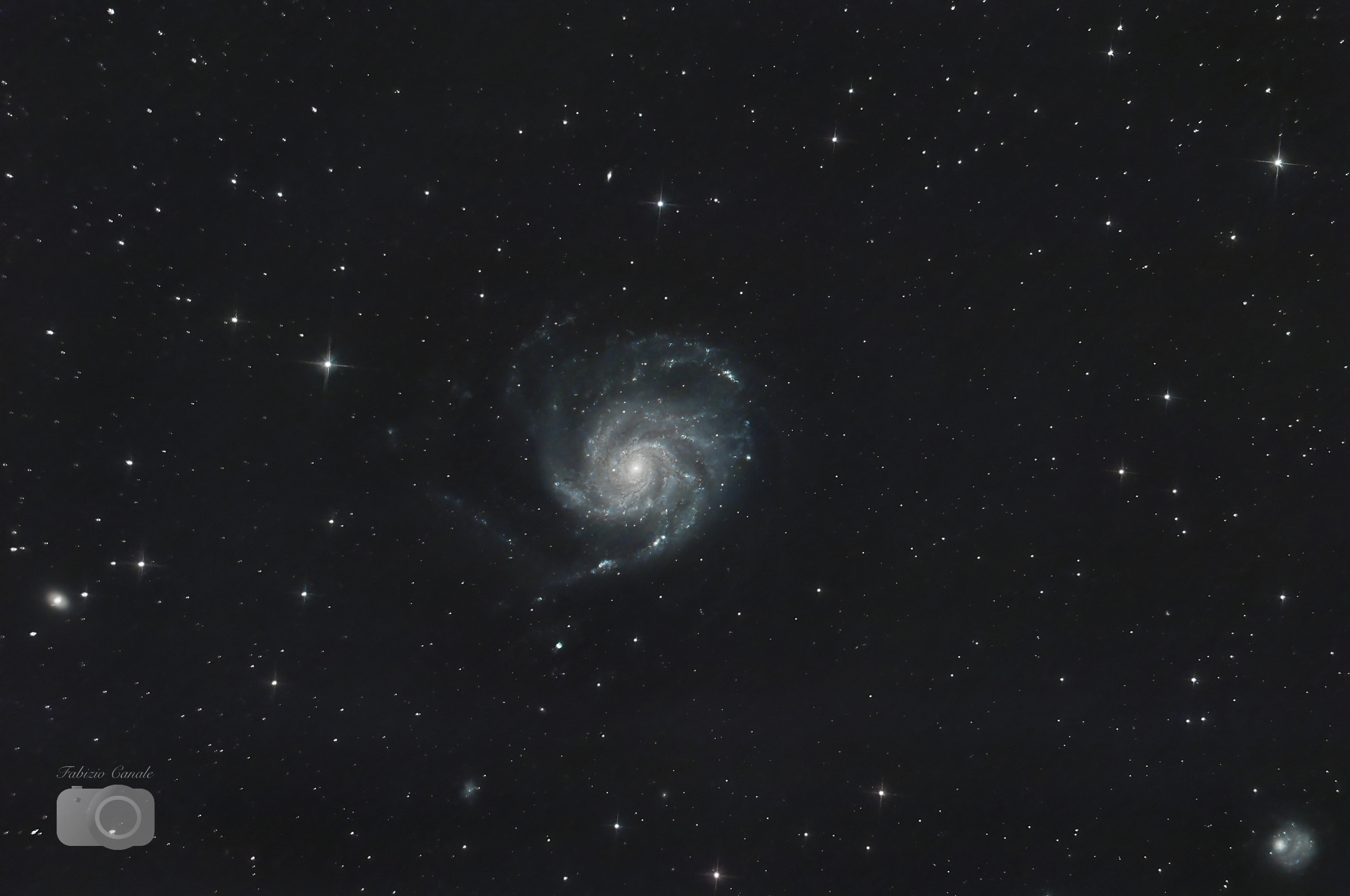 M101 - Galaxy Pinwheel with super nova...