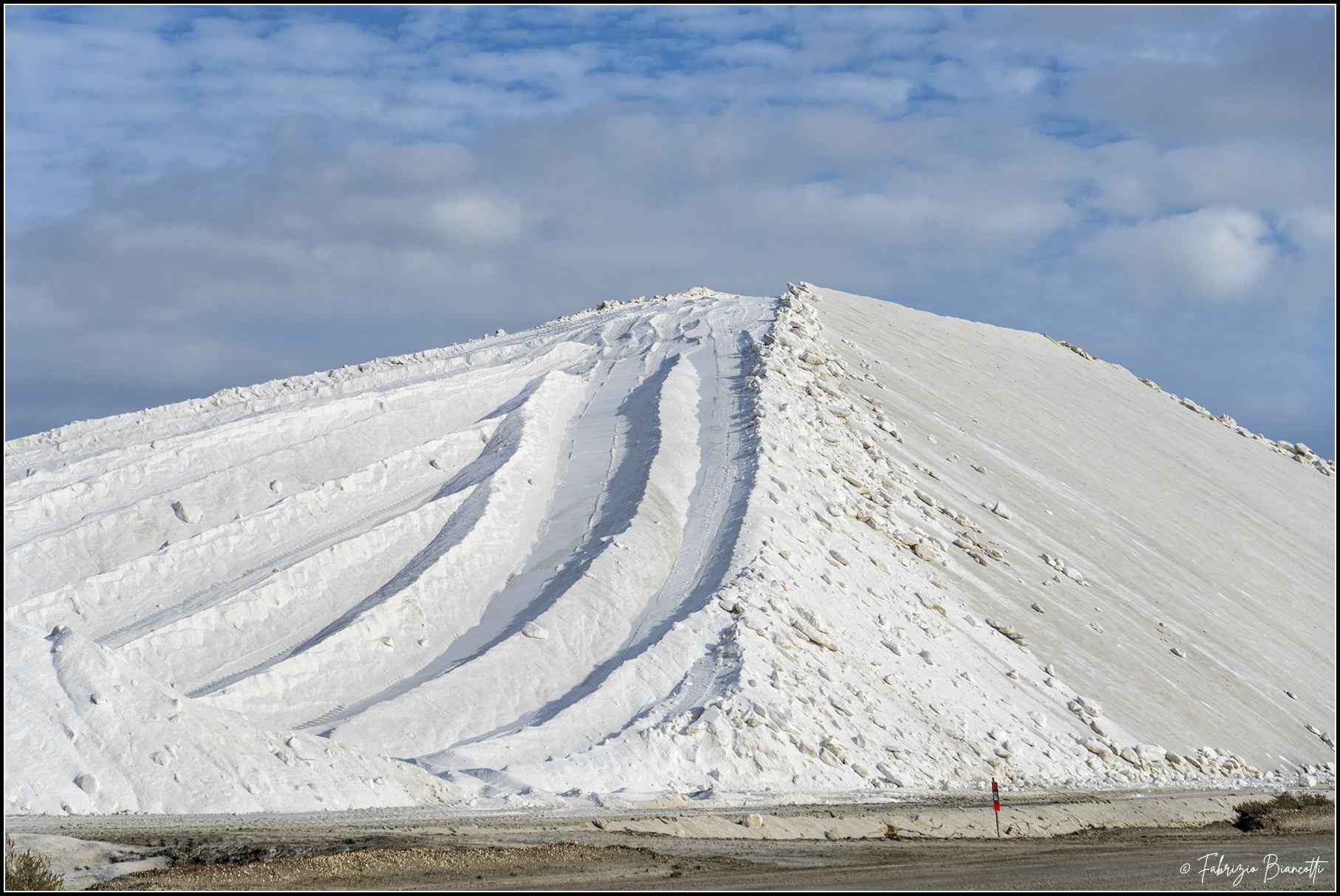 Ski slope of... Salt...